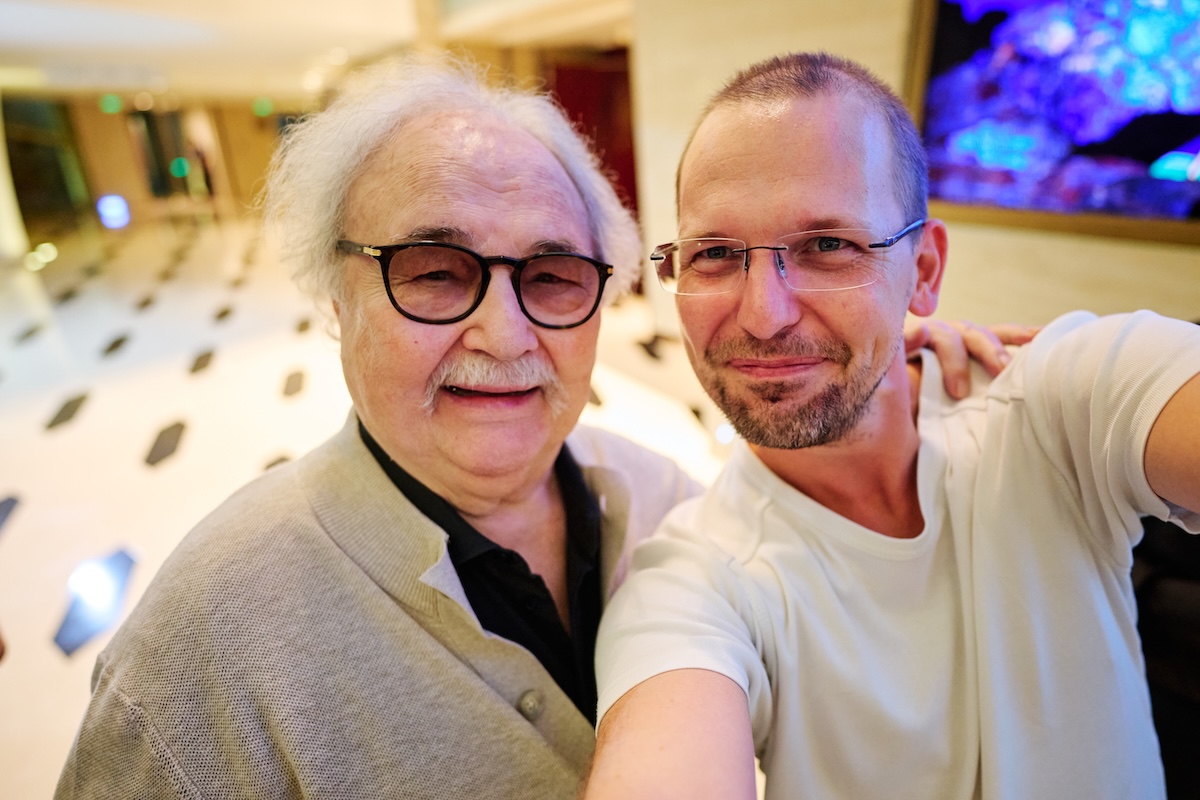 Mit Sylvester Levay in Shanghai