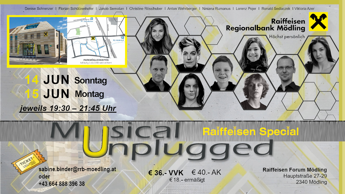 Musical Unplugged 2026 Raiffeisen Special